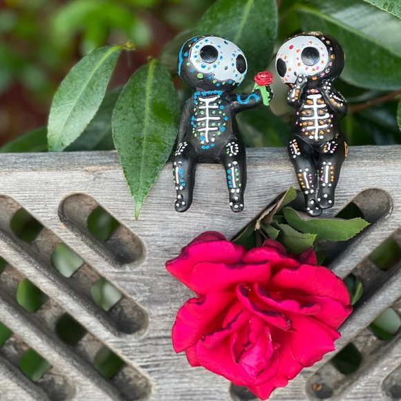 SUGAR SKULL couple (set of 2) - Picture 5 of 15